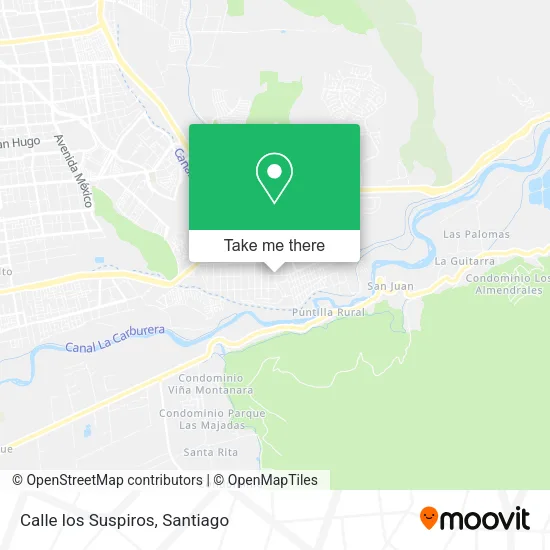 Calle los Suspiros map