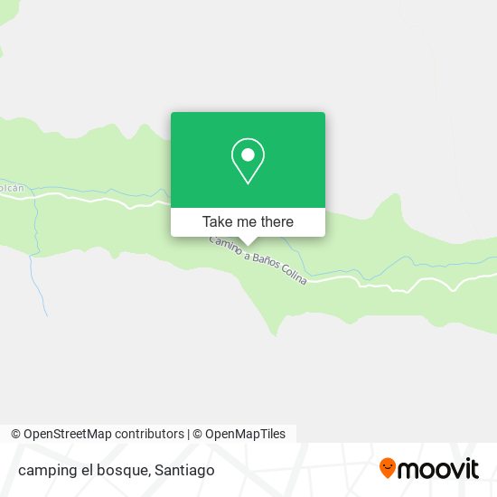 camping el bosque map