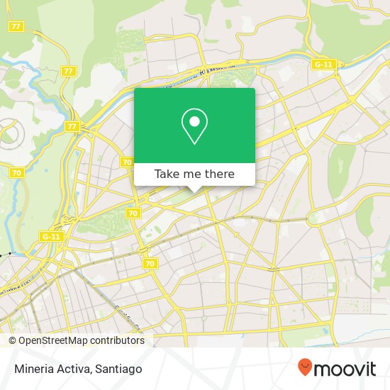 Mineria Activa map