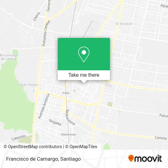 Francisco de Camargo map