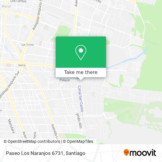 Paseo Los Naranjos 6731 map