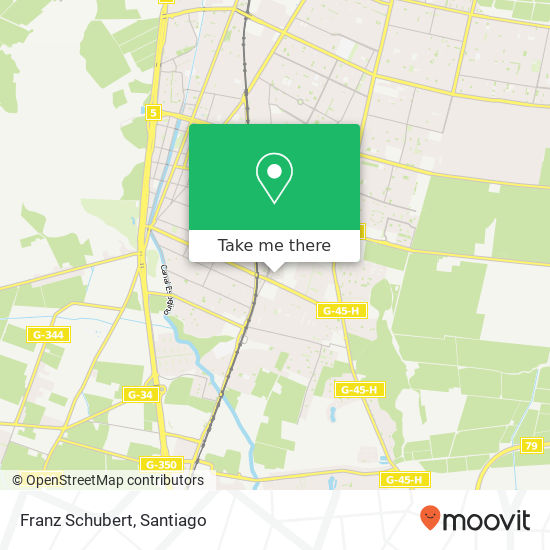 Franz Schubert map