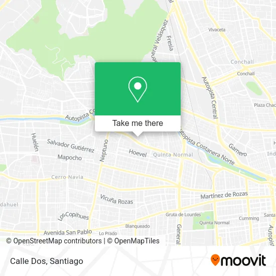 Calle Dos map