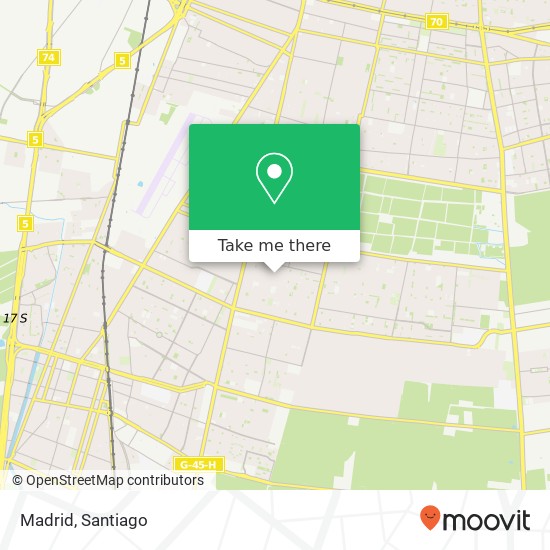 Madrid map