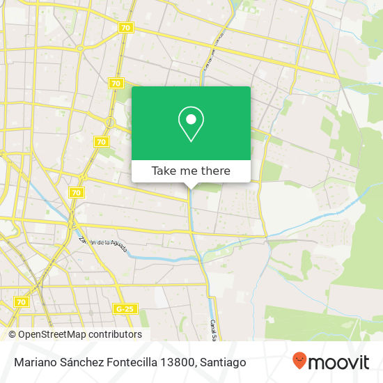 Mariano Sánchez Fontecilla 13800 map