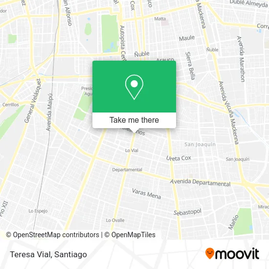 Teresa Vial map