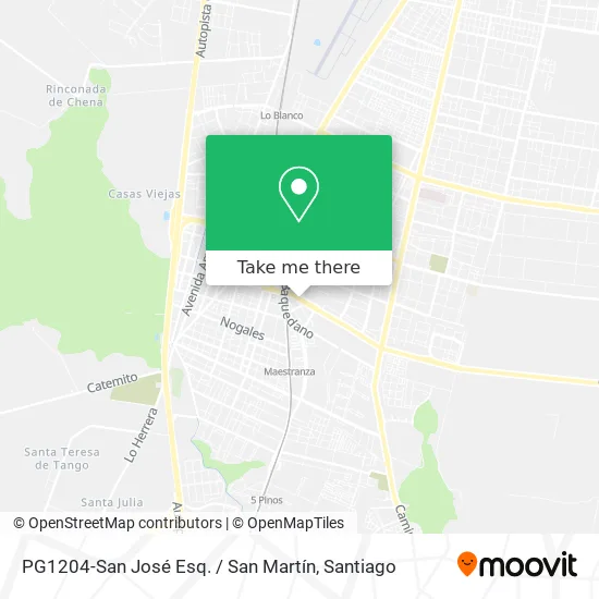 PG1204-San José Esq. / San Martín map