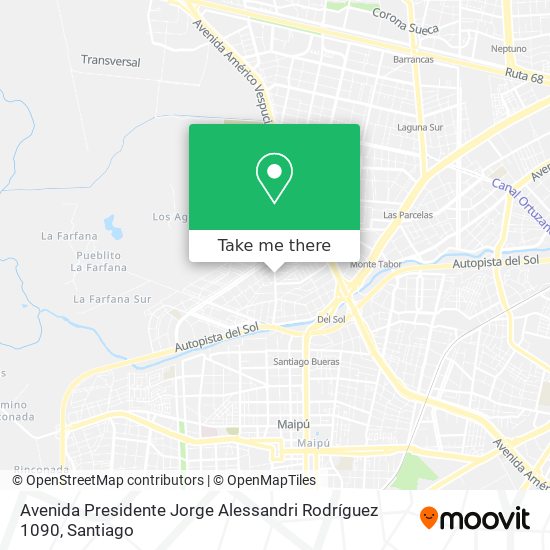 Avenida Presidente Jorge Alessandri Rodríguez 1090 map