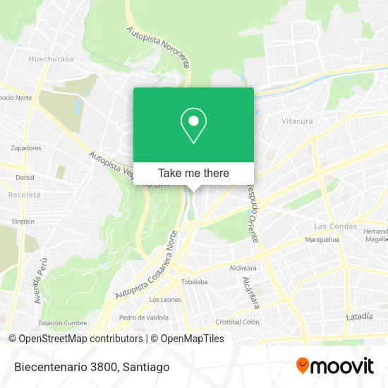 Biecentenario 3800 map