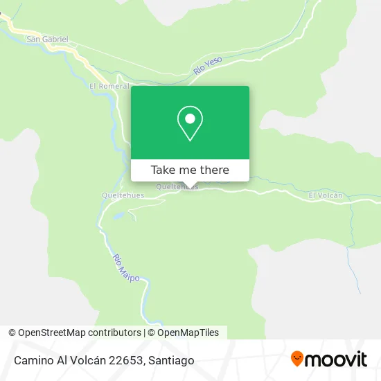 Mapa de Camino Al Volcán 22653