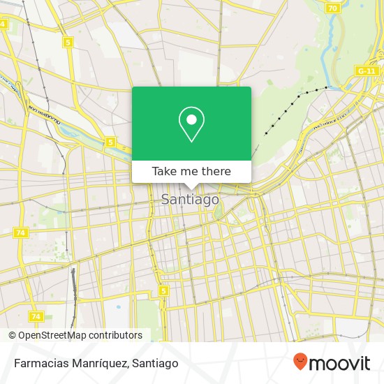 Farmacias Manríquez map