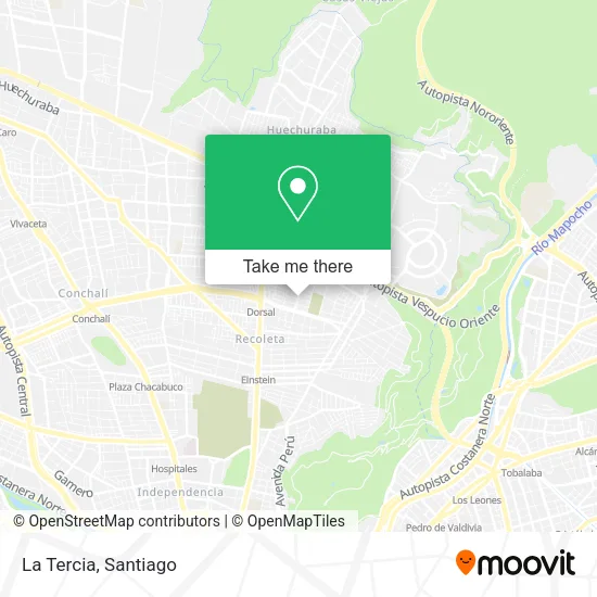 La Tercia map