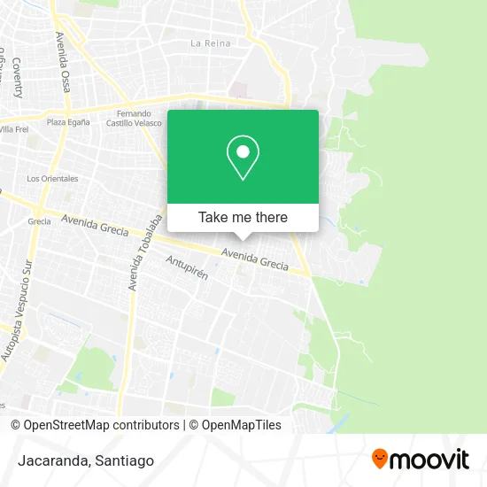 Jacaranda map