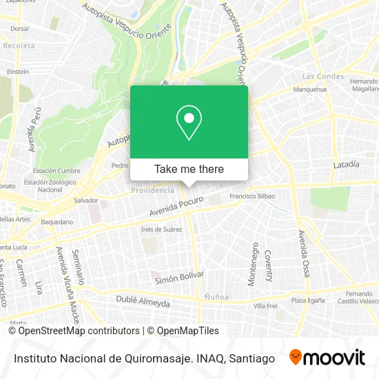 Instituto Nacional de Quiromasaje. INAQ map
