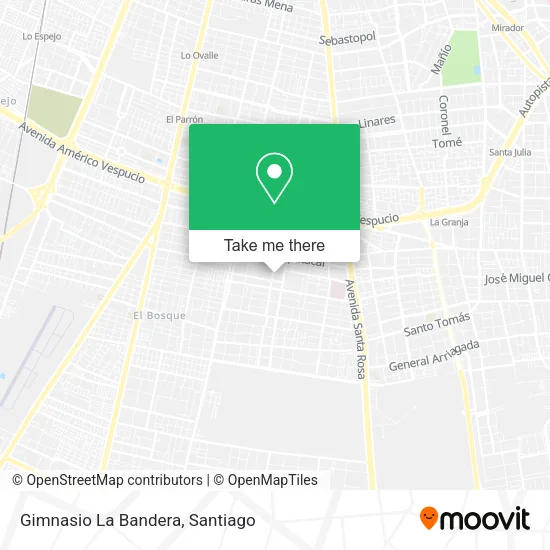 Gimnasio La Bandera map