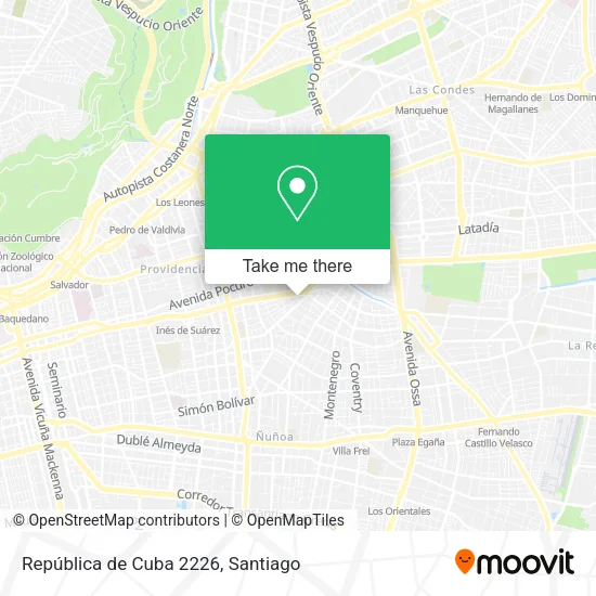 República de Cuba 2226 map