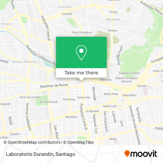 Laboratorio Durandin map