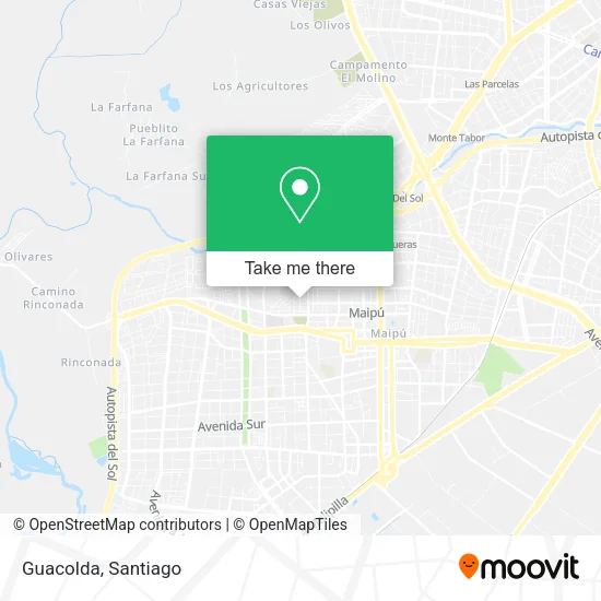 Guacolda map