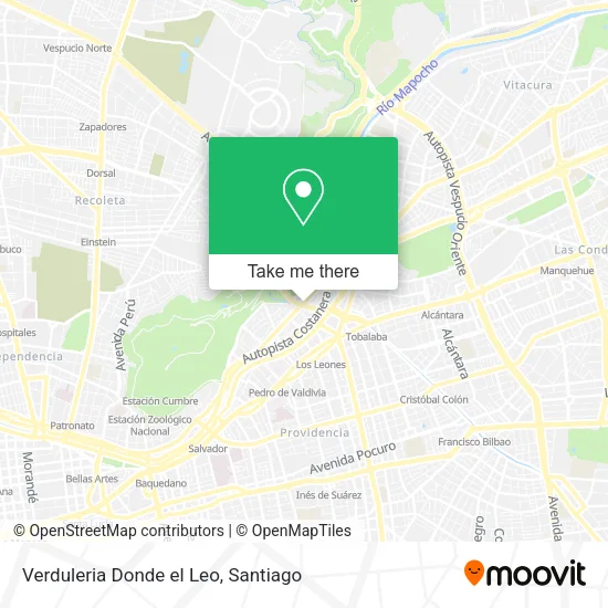 Verduleria Donde el Leo map