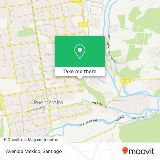 Avenida Mexico map