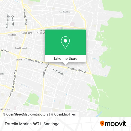 Estrella Marina 8671 map