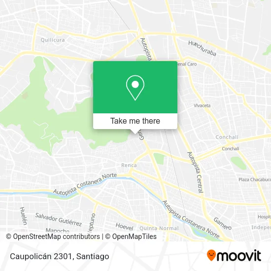 Caupolicán 2301 map