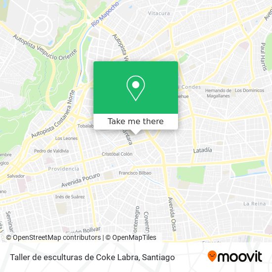 Taller de esculturas de Coke Labra map