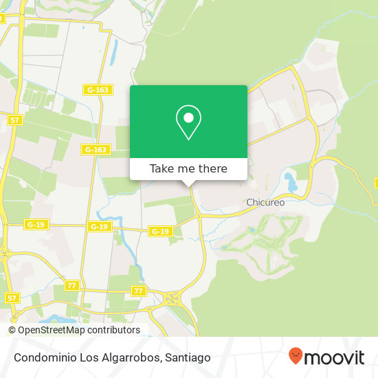 Condominio Los Algarrobos map