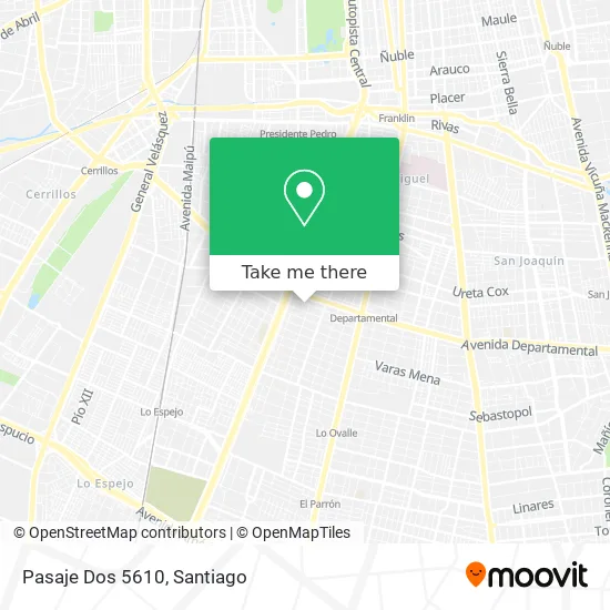 Pasaje Dos 5610 map