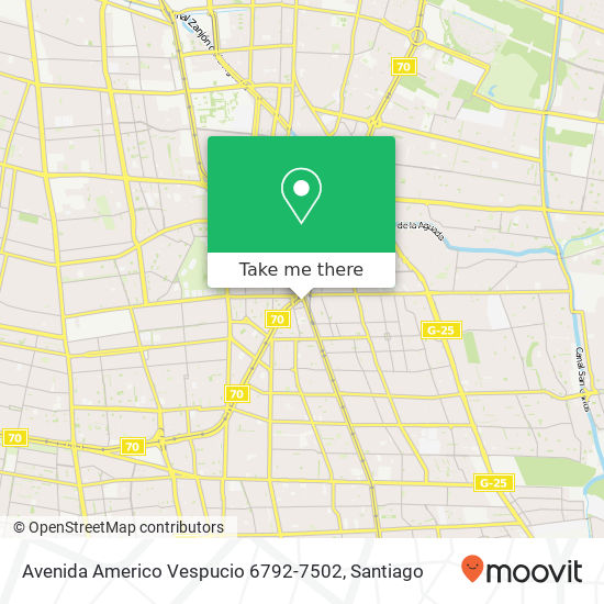 Avenida Americo Vespucio 6792-7502 map