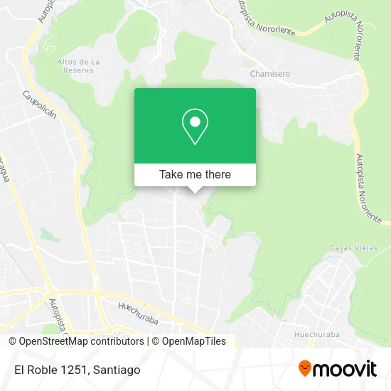 El Roble 1251 map