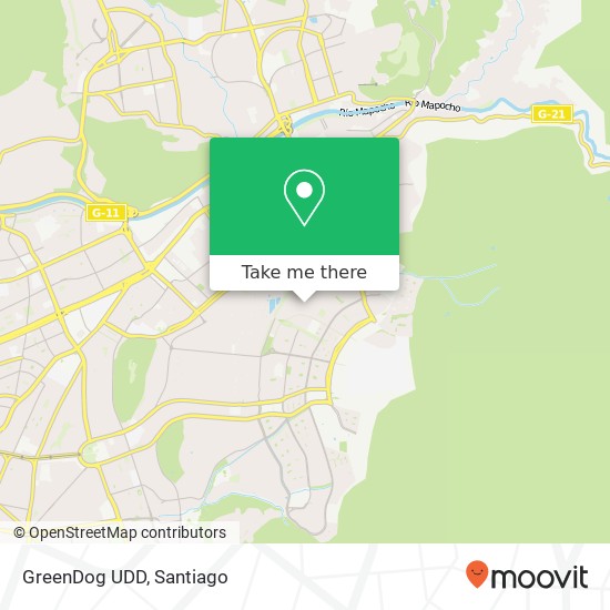 GreenDog UDD map