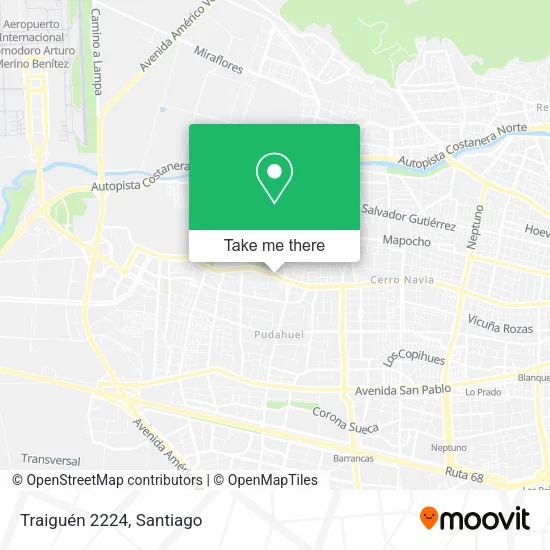 Traiguén 2224 map