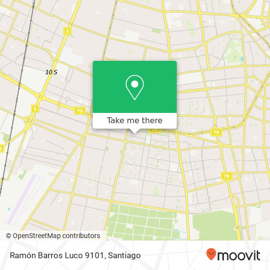 Ramón Barros Luco 9101 map