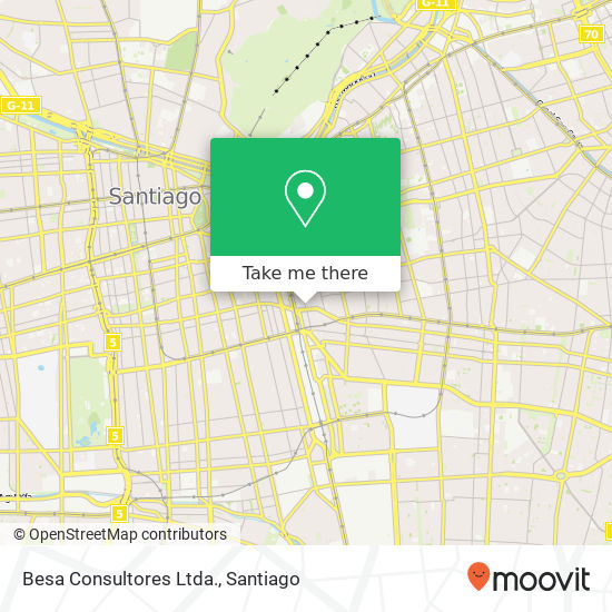 Besa Consultores Ltda. map
