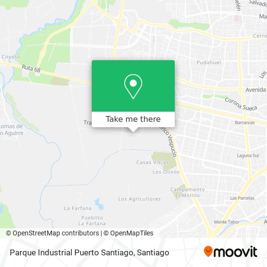 Parque Industrial Puerto Santiago map