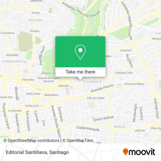 Editorial Santillana map