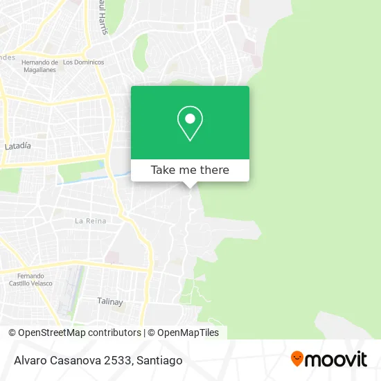 Alvaro Casanova 2533 map