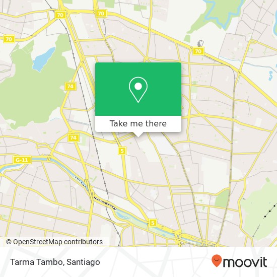 Mapa de Tarma Tambo