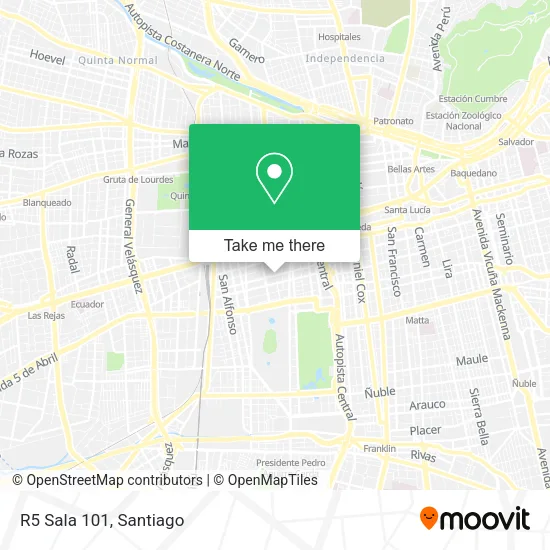 R5 Sala 101 map