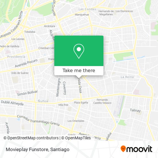 Mapa de Movieplay Funstore