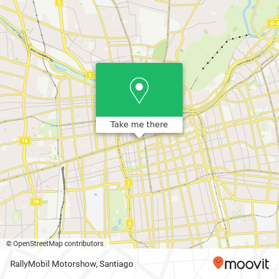 RallyMobil Motorshow map