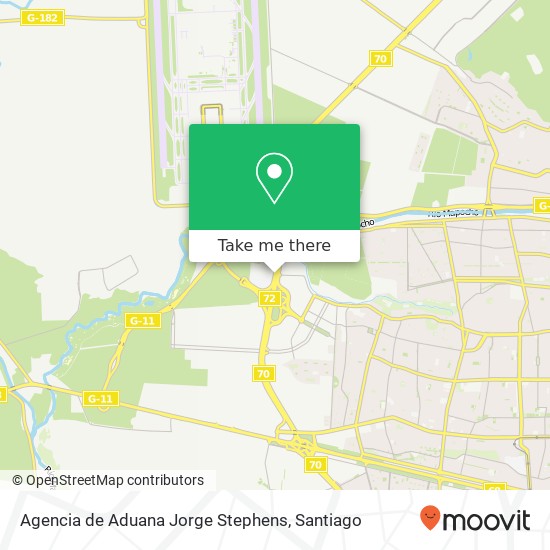 Agencia de Aduana Jorge Stephens map