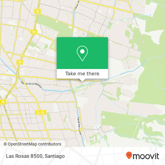 Las Rosas 8500 map