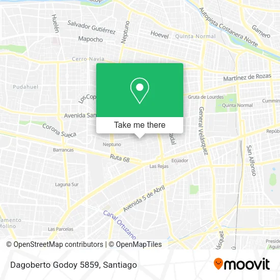 Dagoberto Godoy 5859 map