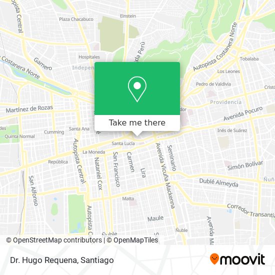Mapa de Dr. Hugo Requena
