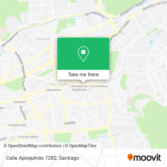 Calle Apoquindo 7282 map