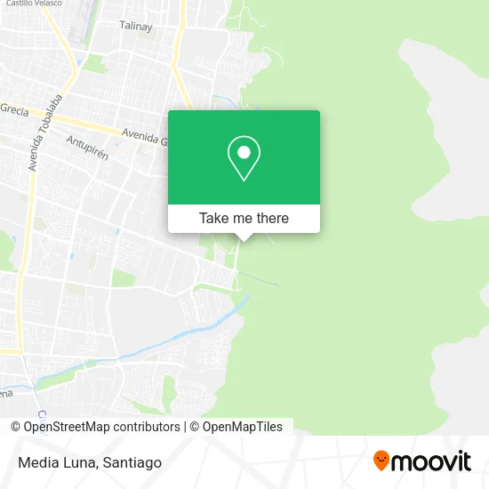 Media Luna map