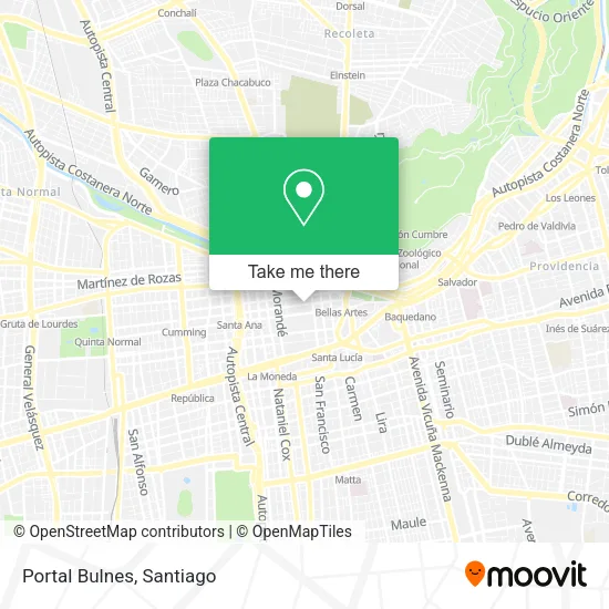 Portal Bulnes map
