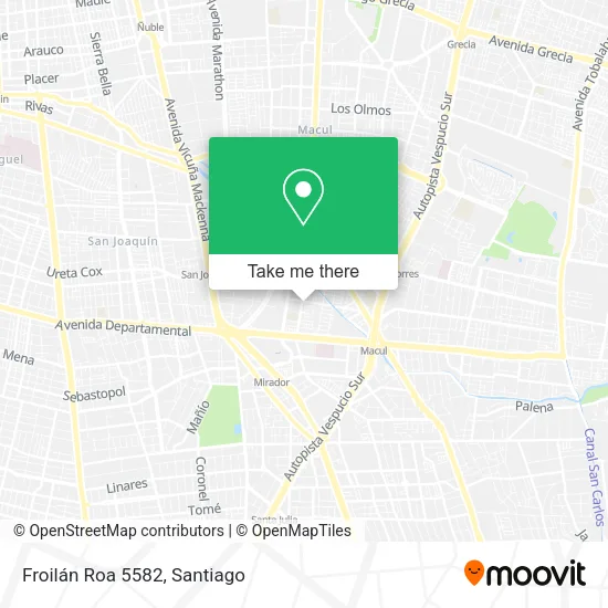 Froilán Roa 5582 map